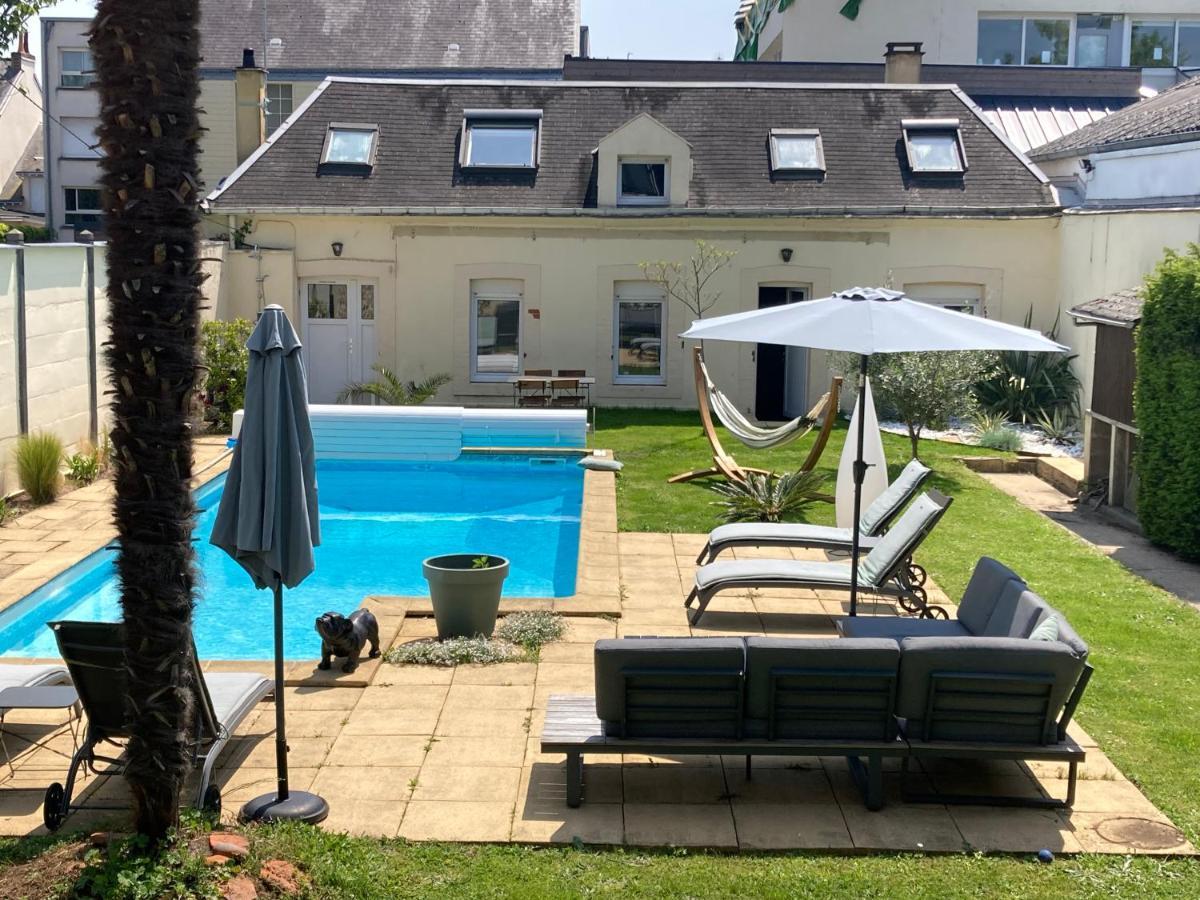 La Paisible - Maison 6 Pers Piscine - Le Mans Centre Esterno foto